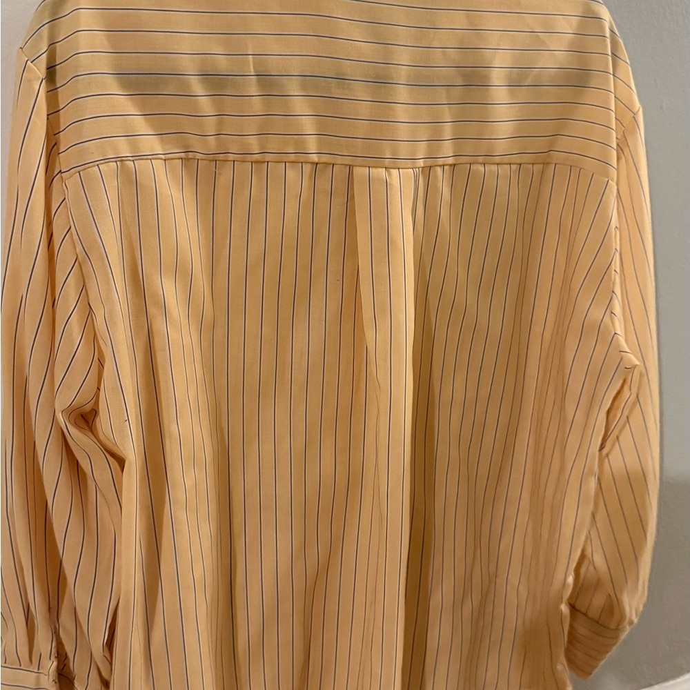 Yellow Striped Button-Up Shirt - Picture 5 of 6